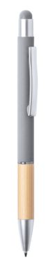 Сенсорная шариковая ручка Zabox, цвет серый - AP722052-77- Фото №3