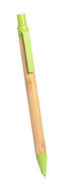 Бамбукова кулькова ручка Roak, колір лайм - AP722054-71- Фото №3