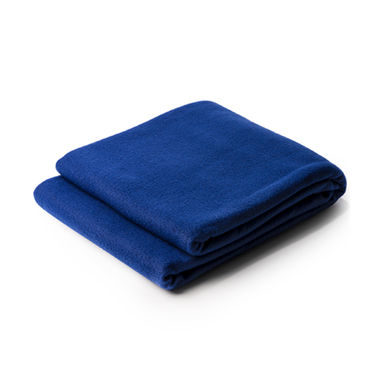 Флисовое одеяло из переработанного полиэстера RPET с удобным мешочком, цвет королевский синий - BK5624S105- Фото №1
