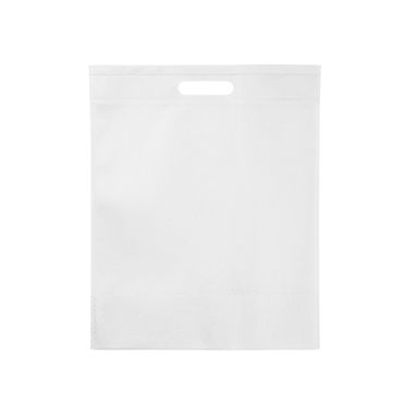 Пакет з нетканого матеріалу 80 г/м2 з міцними ручками та термозварюваними краями, колір білий - BO7126S101- Фото №1