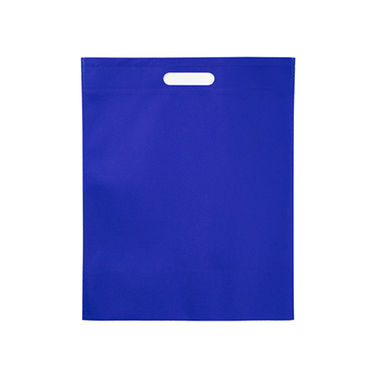Пакет из нетканого материала 80 г / м2 с прочными ручками и термосвариваемыми краями, цвет королевский синий - BO7126S105- Фото №1