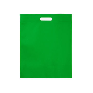 Пакет з нетканого матеріалу 80 г/м2 з міцними ручками та термозварюваними краями, колір папаротниковий - BO7126S1226- Фото №1