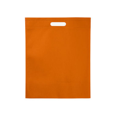 Пакет з нетканого матеріалу 80 г/м2 з міцними ручками та термозварюваними краями, колір помаранчевий - BO7126S131- Фото №1