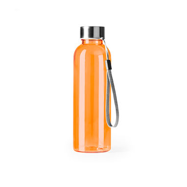 Бутылка из РПЭТ с полупрозрачным корпусом, цвет оранжевый - BI4067S131- Фото №1