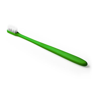 Зубна щітка з корпусом із PLA, колір папаротниковий - CI9945S1226- Фото №1