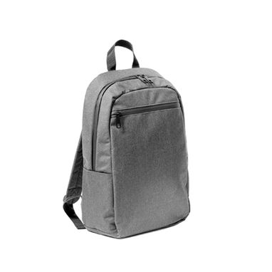 Рюкзак из переработанного полиэстера 600D RPET с вересковой отделкой, цвет серый - MO7106S158- Фото №1