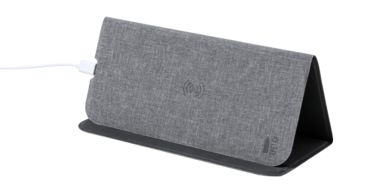 Зарядний пристрій бездротовий - килимок для миші Kimy, колір сірий - AP722105-77- Фото №3