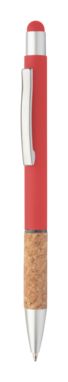 Ручка шариковая - стилус Corbox, цвет красный - AP806985-05- Фото №1