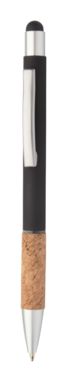 Ручка шариковая - стилус Corbox, цвет черный - AP806985-10- Фото №1