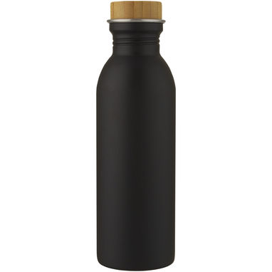 Бутылка спортивная Kalix, цвет сплошной черный - 10067790- Фото №2
