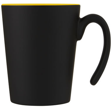 Кружка Oli, колір жовтий, суцільний чорний - 10068711- Фото №2