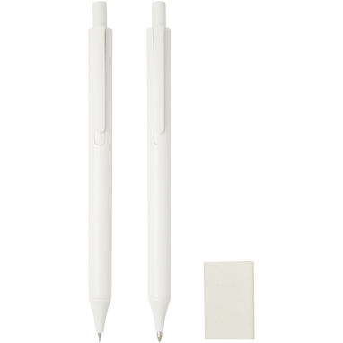 Комплект антибактеріальних ручок Salus, колір білий - 10777201- Фото №4
