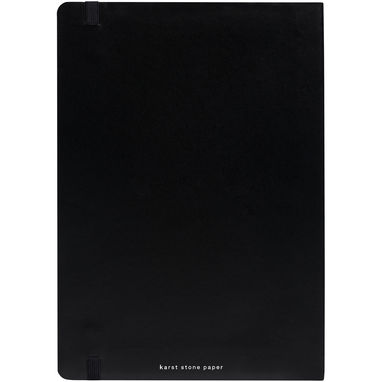 Блокнот Karst A5, колір суцільний чорний - 10779190- Фото №3