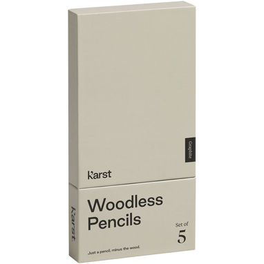 Набір графітових олівців K'arst,, колір сірий - 10779382- Фото №1
