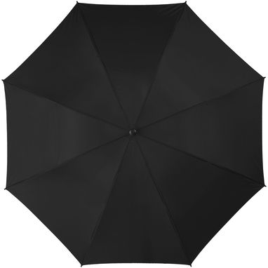 Зонт-тростина Yfke 30 дюймів, колір суцільний чорний, срібло - 10904284- Фото №2