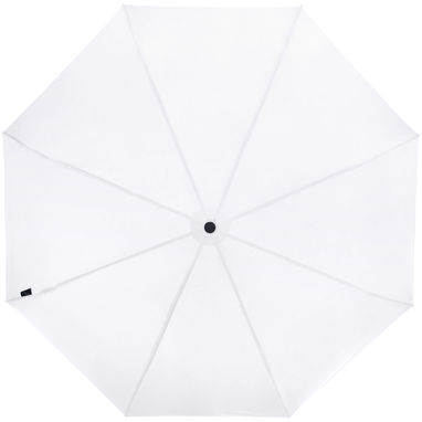 Зонт складаний Birgit 21 дюйм, колір білий - 10914501- Фото №2