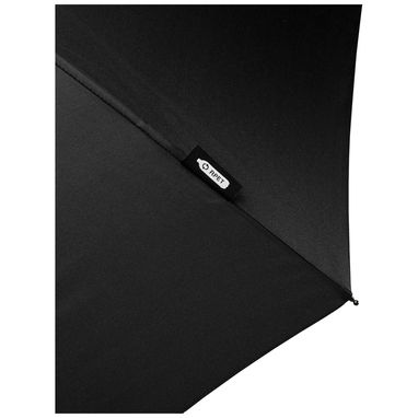 Зонт складаний Birgit 21 дюйм, колір суцільний чорний - 10914590- Фото №6