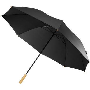 Зонт Romee 30 дюймів, колір суцільний чорний - 10940990- Фото №1