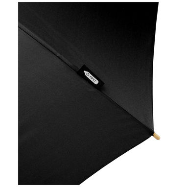 Зонт Romee 30 дюймів, колір суцільний чорний - 10940990- Фото №6