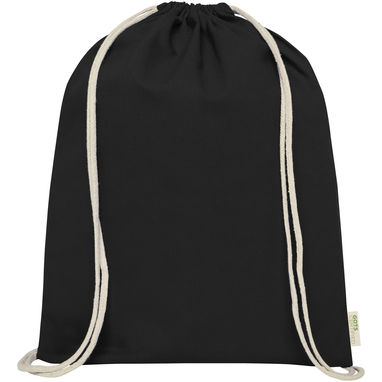Рюкзак на шнурках Orissa, цвет сплошной черный - 12049090- Фото №2