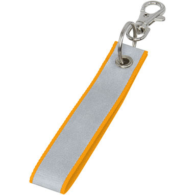 Тримач для ключів світловідбивний Holger, колір неоново-помаранчевий - 12201133- Фото №1