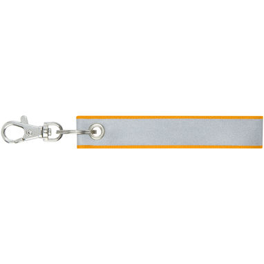 Тримач для ключів світловідбивний Holger, колір неоново-помаранчевий - 12201133- Фото №2
