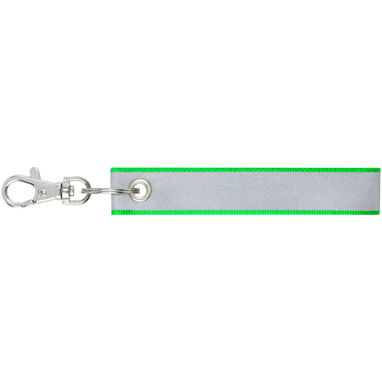 Тримач для ключів світловідбивний Holger, колір неоново-зелений - 12201163- Фото №2