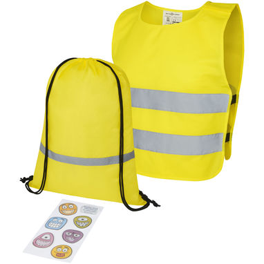 Комплект для безпеки та видимості Benedikte, колір неоново-жовтий - 12201413- Фото №1