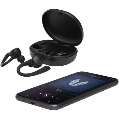 Навушники IPX5 TWS Quest, колір суцільний чорний - 12417590- Фото №7