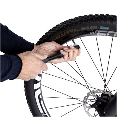 Мини-насос для велосипеда Skik, цвет сплошной черный - 12701490- Фото №3