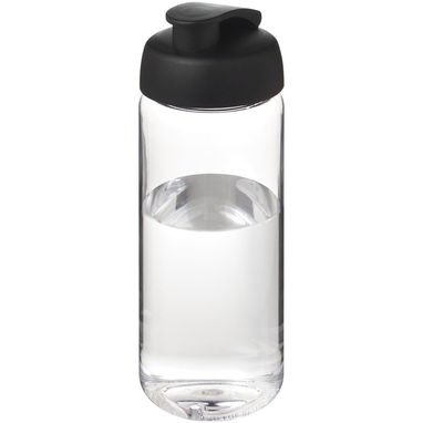 Пляшка спортивна H2O Active Octave Tritan, колір прозорий, суцільний чорний - 21044513- Фото №1