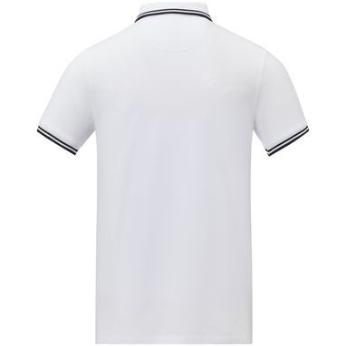 Поло чоловіче з короткими рукавами Amarago, колір білий  розмір XL - 38108014- Фото №3
