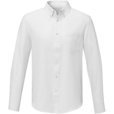 Рубашка мужская с длинными рукавами Pollux, цвет белый  размер XS - 38178010- Фото №2