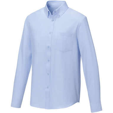 Рубашка мужская с длинными рукавами Pollux, цвет светло-синий  размер XS - 38178500- Фото №1