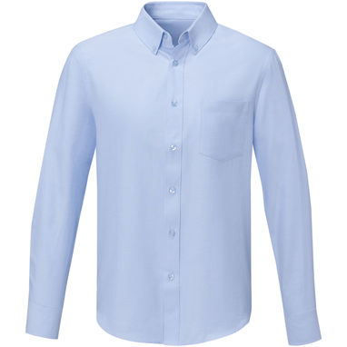 Рубашка мужская с длинными рукавами Pollux, цвет светло-синий  размер M - 38178502- Фото №2