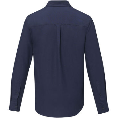 Рубашка мужская с длинными рукавами Pollux, цвет темно-синий  размер S - 38178551- Фото №3