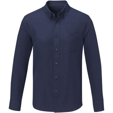 Рубашка мужская с длинными рукавами Pollux, цвет темно-синий  размер XXL - 38178555- Фото №2