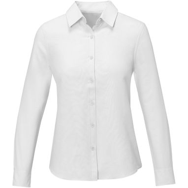 Рубашка женская с длинными рукавами Pollux, цвет белый  размер XS - 38179010- Фото №2