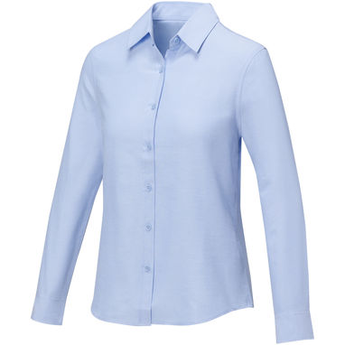 Рубашка женская с длинными рукавами Pollux, цвет светло-синий  размер XS - 38179500- Фото №1