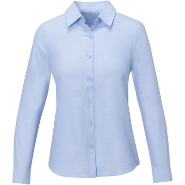 Рубашка женская с длинными рукавами Pollux, цвет светло-синий  размер M - 38179502- Фото №2