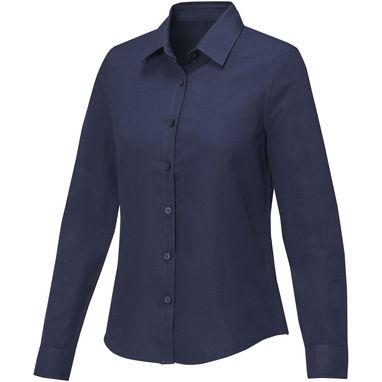 Рубашка женская с длинными рукавами Pollux, цвет темно-синий  размер XS - 38179550- Фото №1