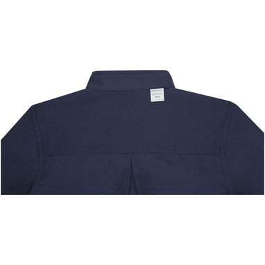 Рубашка женская с длинными рукавами Pollux, цвет темно-синий  размер XS - 38179550- Фото №4