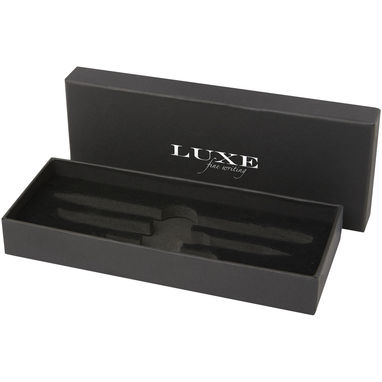 Подарочная коробка с двумя ручками Tactical Dark, цвет сплошной черный - 42000890- Фото №1