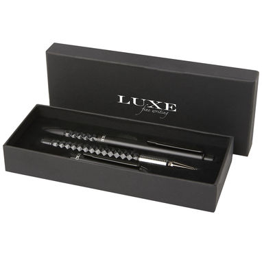 Подарочная коробка с двумя ручками Tactical Dark, цвет сплошной черный - 42000890- Фото №5