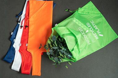 BEIRA. Складная сумка из rPET, цвет светло-зеленый - 92930-119- Фото №4