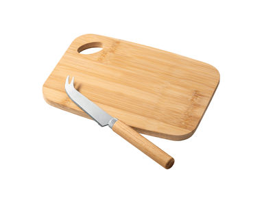 CAPPERO. Набор из доски и ножа для сыра, цвет натуральный - 94028-160- Фото №3