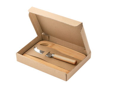 CAPPERO. Набор из доски и ножа для сыра, цвет натуральный - 94028-160- Фото №5