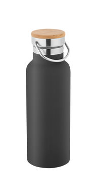 RAGNAR. Пляшка з нержавіючої сталі 500 мл, колір чорний - 94602-103- Фото №1