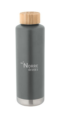 NORRE BOTTLE. Пляшка з нержавіючої сталі, колір темно-сірий - 94662-133- Фото №2