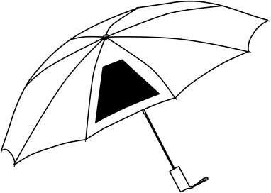 Вітростійка складна парасолька-автомат PLOPP, колір білий - 56-0101262- Фото №3